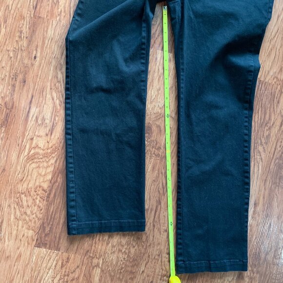 Dockers Women's Stretchy Cotton and Elastane Pants US Women Size 12M in Black - Picture 5 of 7